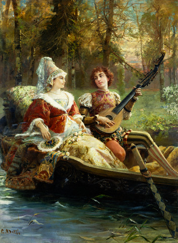 Romantic Serenade by Cesare Detti